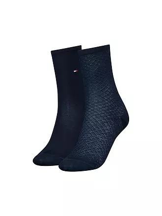 TOMMY HILFIGER | Socken 2-er Pkg. navy | schwarz