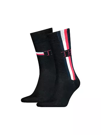 TOMMY HILFIGER | Socken 2er Pkg navy | schwarz