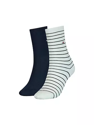 TOMMY HILFIGER | Socken 2er Pkg navy | weiss