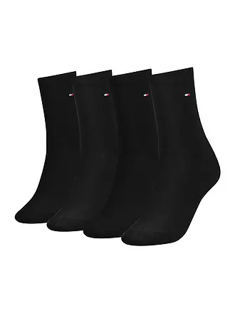 TOMMY HILFIGER | Socken 4er Pkg. Jeans/Blue | schwarz