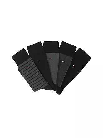 TOMMY HILFIGER | Socken Geschenkbox 5er Pkg black | schwarz