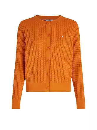 TOMMY HILFIGER | Strickjacke | orange