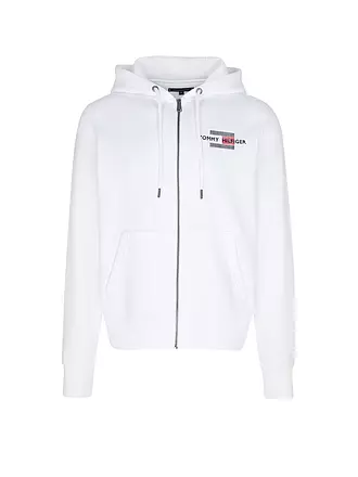 TOMMY HILFIGER | Sweatjacke | weiss