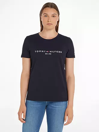 TOMMY HILFIGER | T-Shirt Regular Fit | schwarz