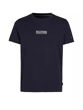 TOMMY HILFIGER | T-Shirt Slim Fit | blau