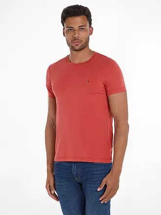 TOMMY HILFIGER | T-Shirt Slim Fit | rot