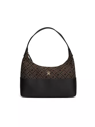 TOMMY HILFIGER | Tasche - Hobo Bag TH JACQUARD | schwarz