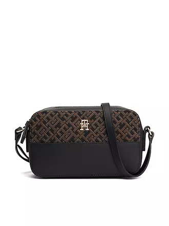 TOMMY HILFIGER | Tasche - Mini Bag TH JACQUARD CAMERA BAG | schwarz