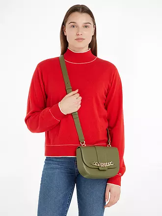 TOMMY HILFIGER | Tasche - Mini Bag TH LUXE | olive