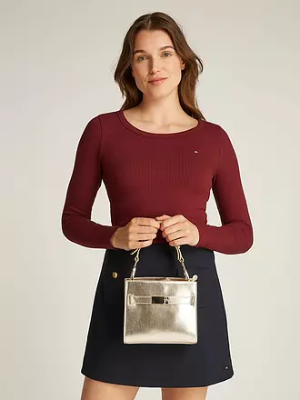 TOMMY HILFIGER | Tasche - Umhängetasche TH HERITAGE MINI | gold