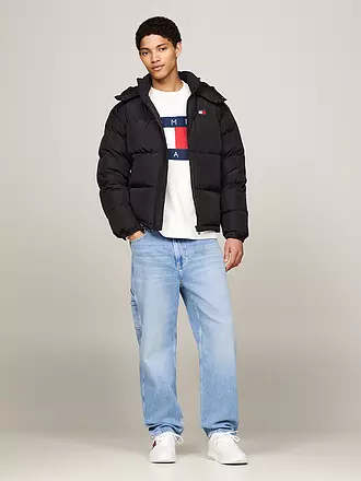 TOMMY JEANS | Daunensteppjacke ALASKA | schwarz