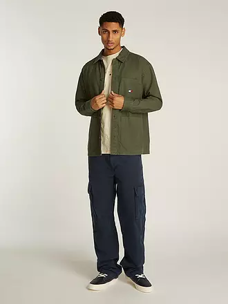 TOMMY JEANS | Overshirt | olive