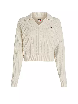 TOMMY JEANS | Trojer Pullover | creme