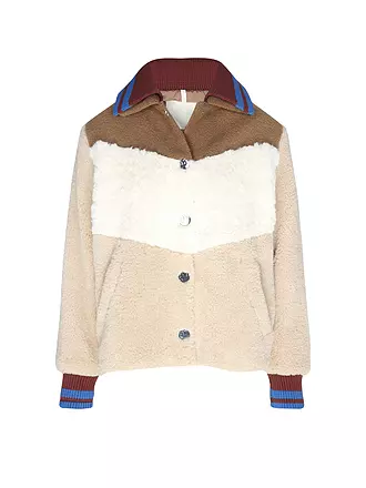 TORY BURCH | Jacke in Felloptik | beige