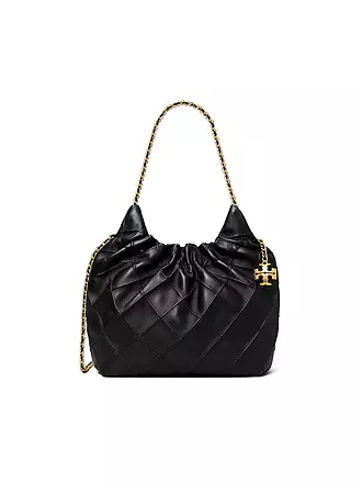 TORY BURCH | Ledertasche - Hobo FLEMING MINI | schwarz