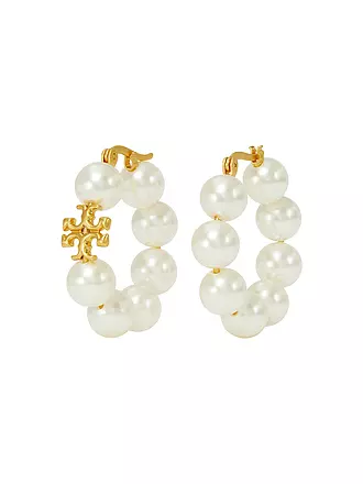 TORY BURCH | Ohrringe KIRA PEARL HOOP | 