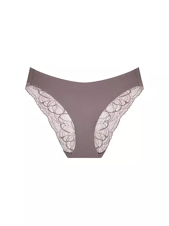 TRIUMPH | Slip BODY MAKE-UP ILLUSION LACE pigeon grey | dunkelrot