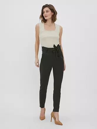 VERO MODA | Highwaist Hose  Loose Fit VMEVA | olive