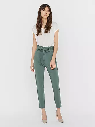 VERO MODA | Highwaist Hose  Loose Fit VMEVA | grün