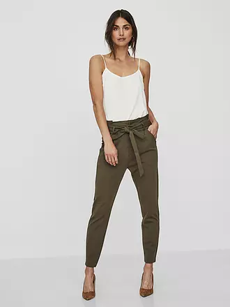 VERO MODA | Highwaist Hose Loose Fit VMEVA | olive