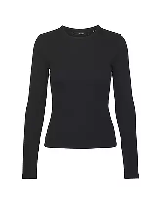 VERO MODA | Langarmshirt Slim Fit  VMCHLOE | schwarz