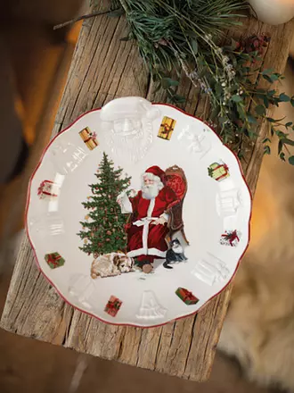 VILLEROY & BOCH | Toy's Fantasy Schale mit Santa Relief, 24x25x4,6cm | bunt