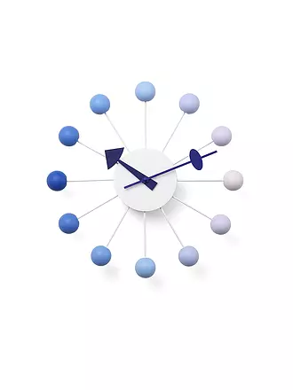 VITRA | Wanduhr 33cm BALL CLOCK Spezial Edition Dusk | blau