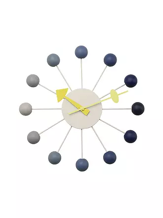 VITRA | Wanduhr 33cm BALL CLOCK Spezial Edition Dusk | blau