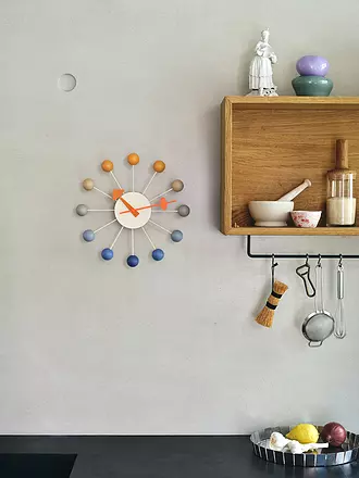 VITRA | Wanduhr 33cm BALL CLOCK Spezial Edition Sunrise | grau