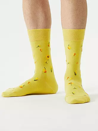 VON JUNGFELD | Socken ZITRONE cyberlime | hellgrün