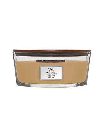 WOODWICK | Duftkerze mit Knisterdocht ELLIPSE 454g Frasier Fir | camel