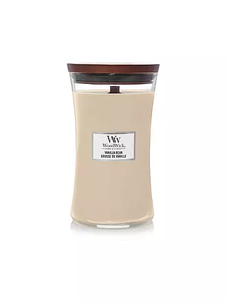 WOODWICK | Duftkerze mit Knisterdocht SANDUHR Large 610g Hypnoflora | creme