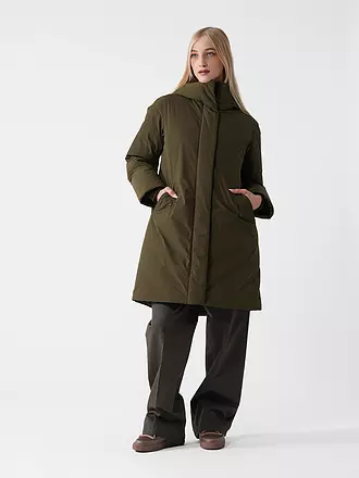 WOOLRICH | Daunenparka COCOON | dunkelgrün