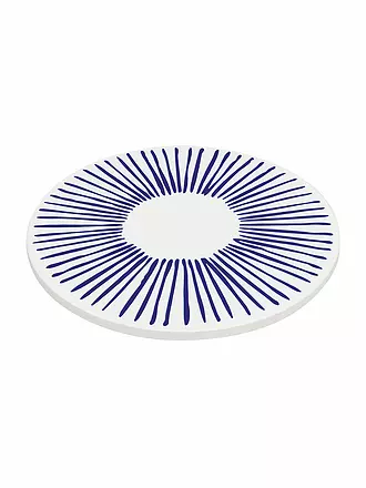 ZASSENHAUS | Untersetzer NORDIC 20cm Drops / Blue-White | blau