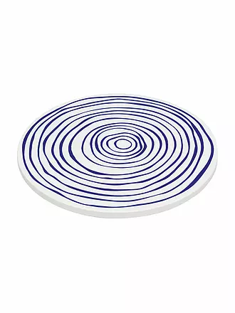 ZASSENHAUS | Untersetzer NORDIC 20cm Lines / Blue-White | blau