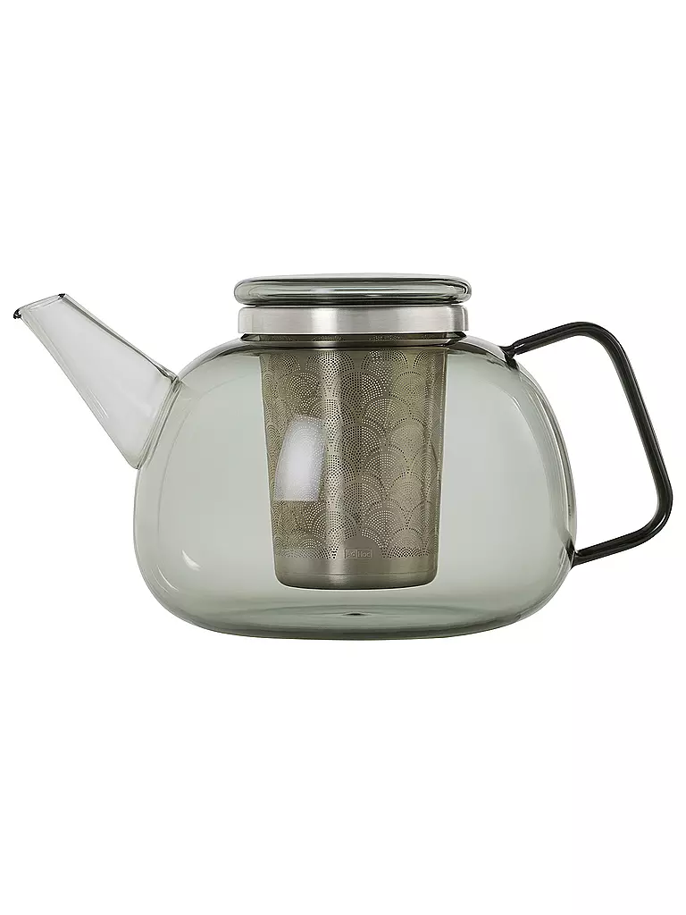 AD HOC | Teekanne YUNA 1,6L Glas/Grau | grau