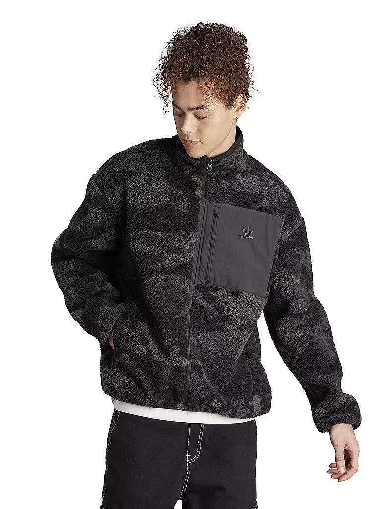 ADIDAS ORIGINALS | Fleecejacke | schwarz