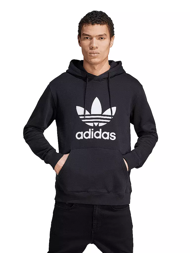 ADIDAS ORIGINALS | Kapuzensweater - Hoodie TREFOIL | schwarz