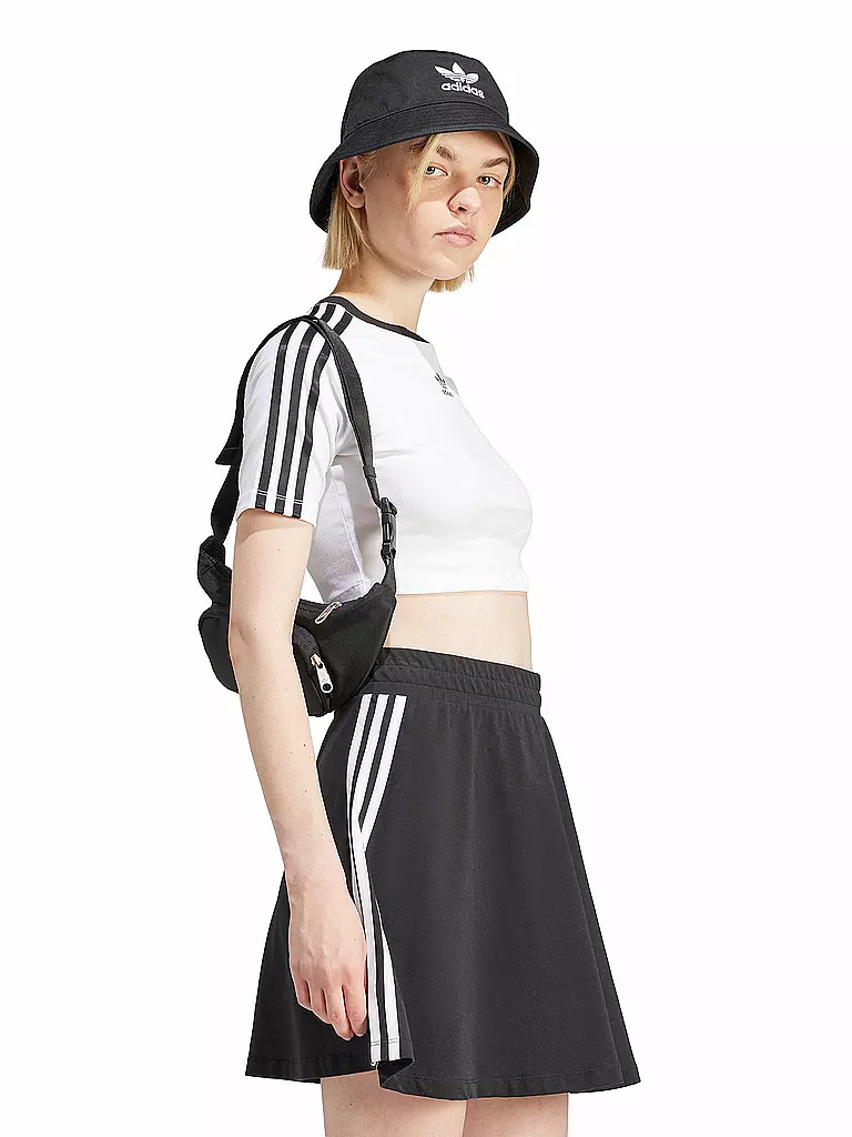 ADIDAS ORIGINALS | T-Shirt Cropped Fit 3 S BABY TEE | schwarz