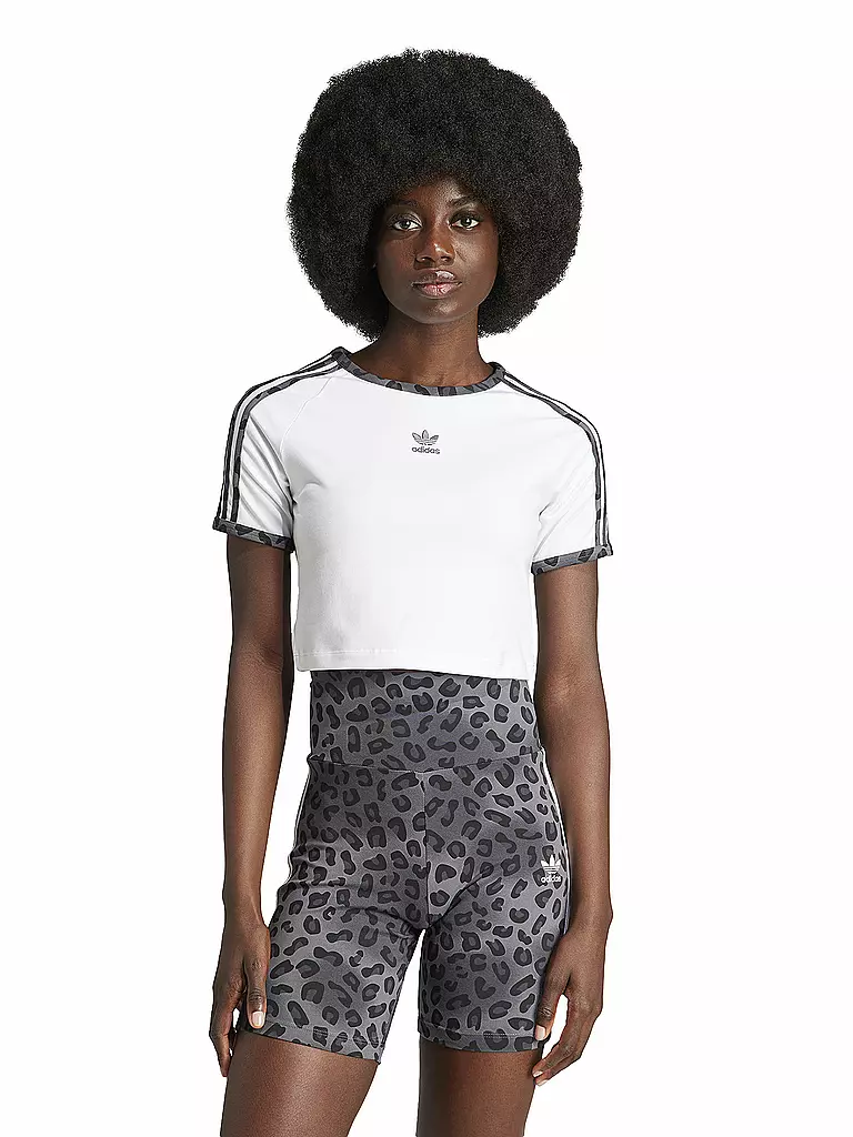 ADIDAS ORIGINALS | T-Shirt Cropped Fit | weiss