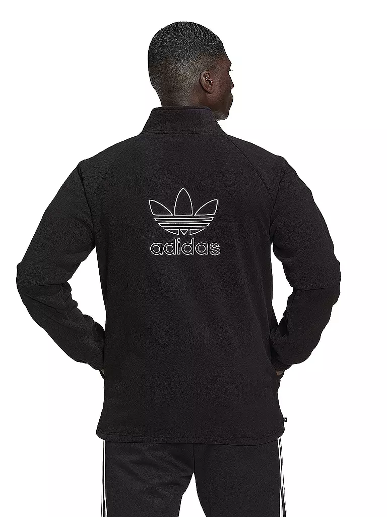 ADIDAS | Fleecejacke | schwarz