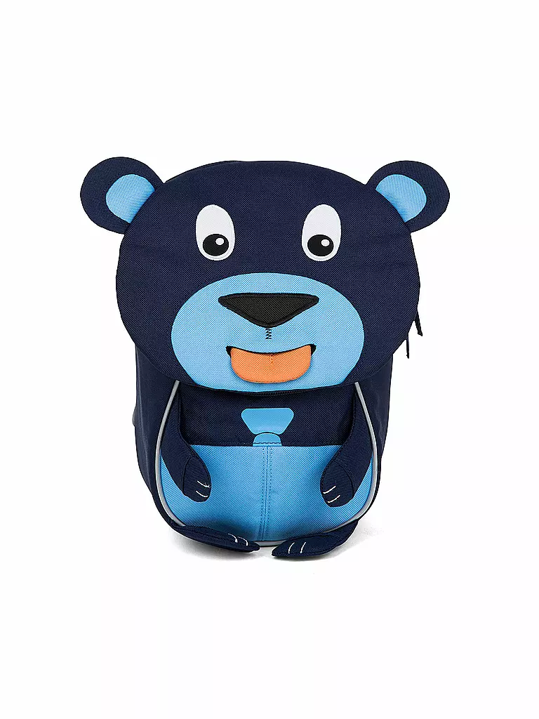 AFFENZAHN | Kinder Rucksack Kleine Freunde - Bobo Bär | dunkelblau