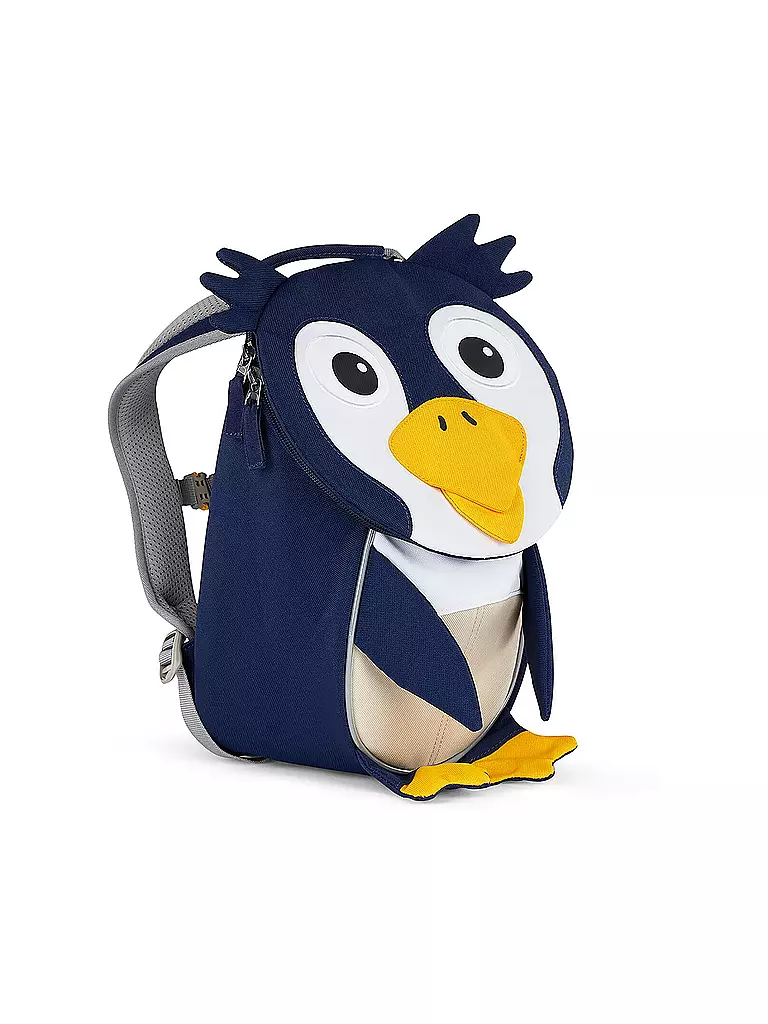 AFFENZAHN | Kinder Rucksack Kleine Freunde - Pinguin | grün