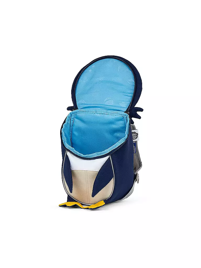 AFFENZAHN | Kinder Rucksack Kleine Freunde - Pinguin | grün