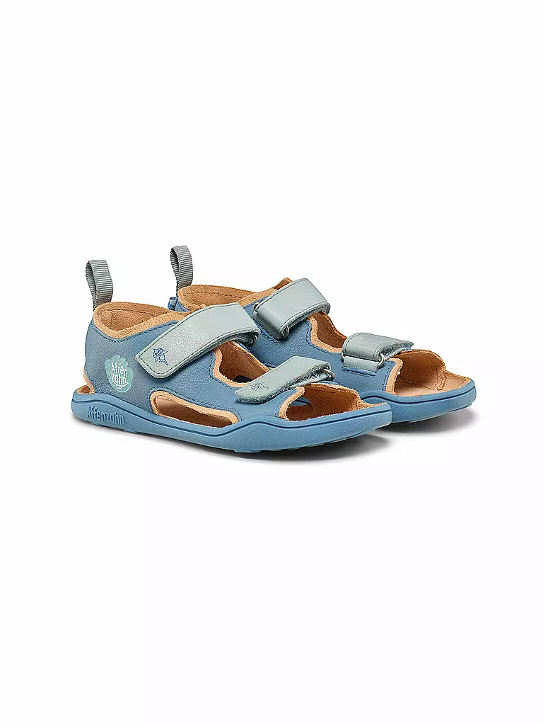 AFFENZAHN | Kinder Sandalen AIRY Hai | hellblau