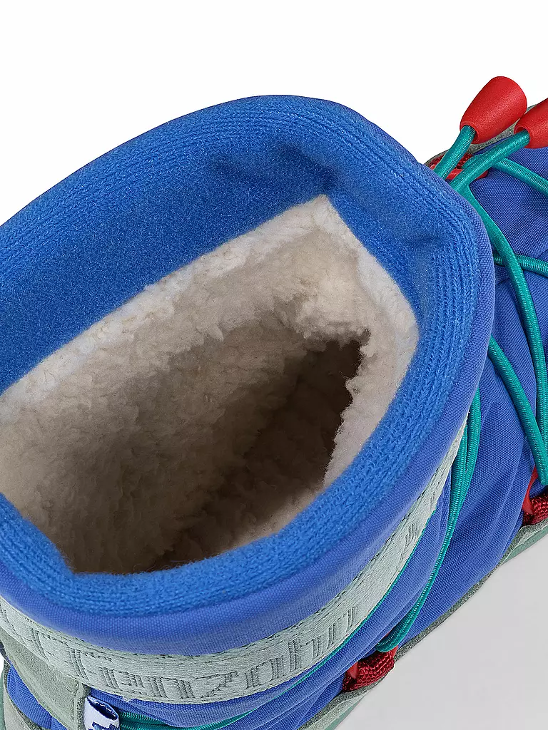 AFFENZAHN | Kinder Winterstiefel  VEGAN SNOWY Hai | dunkelblau