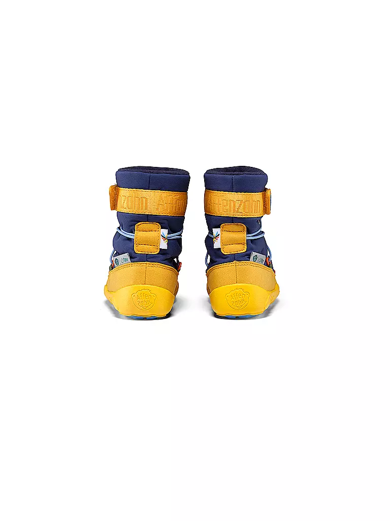 AFFENZAHN | Kinder Winterstiefel  VEGAN SNOWY Tukan | dunkelblau