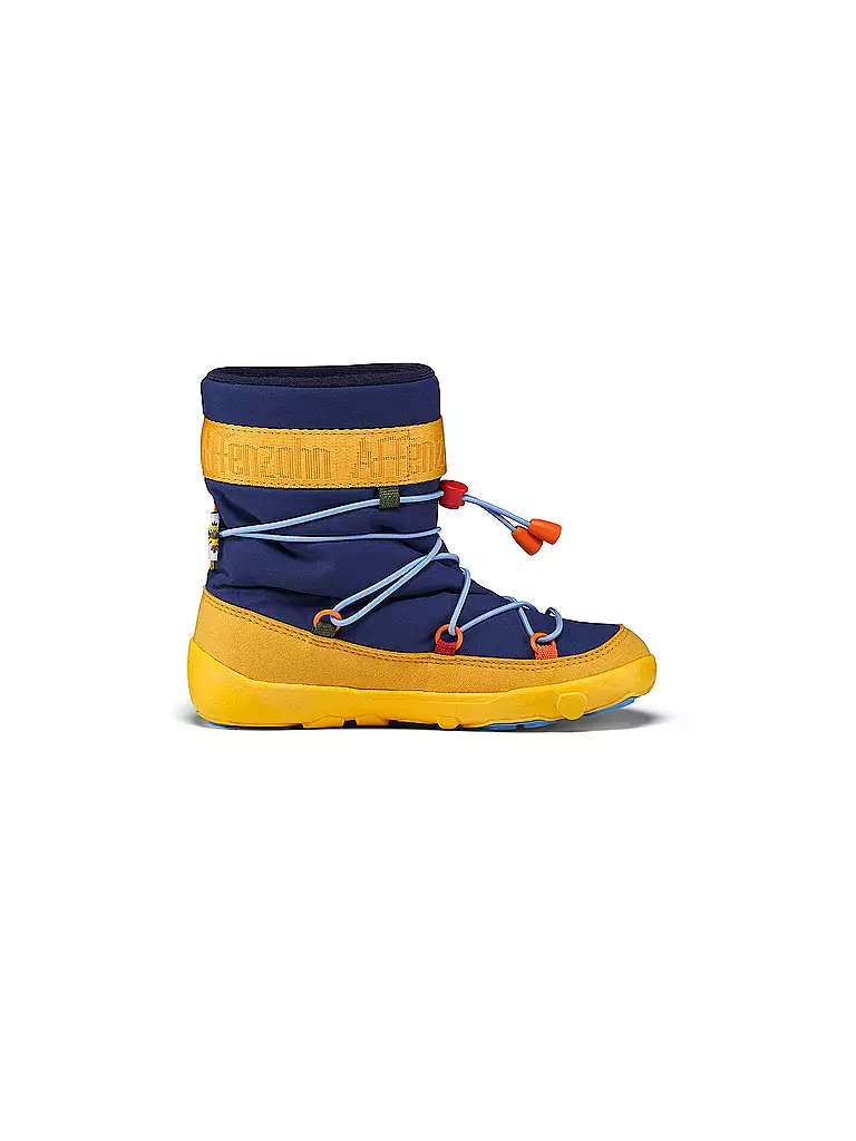 AFFENZAHN | Kinder Winterstiefel  VEGAN SNOWY Tukan | blau