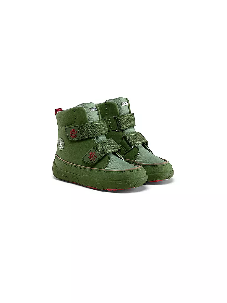 AFFENZAHN | Kinder Winterstiefel VEGAN COMFY Drache | dunkelblau