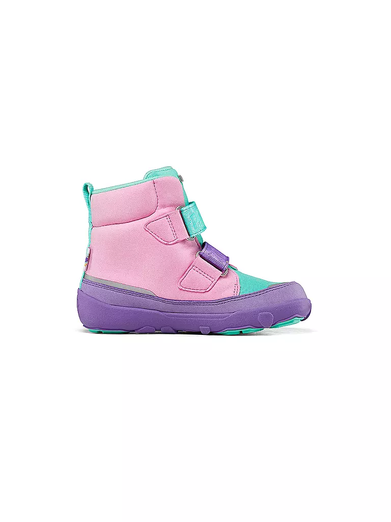 AFFENZAHN | Kinder Winterstiefel VEGAN COMFY Kreativ Tukan | rosa